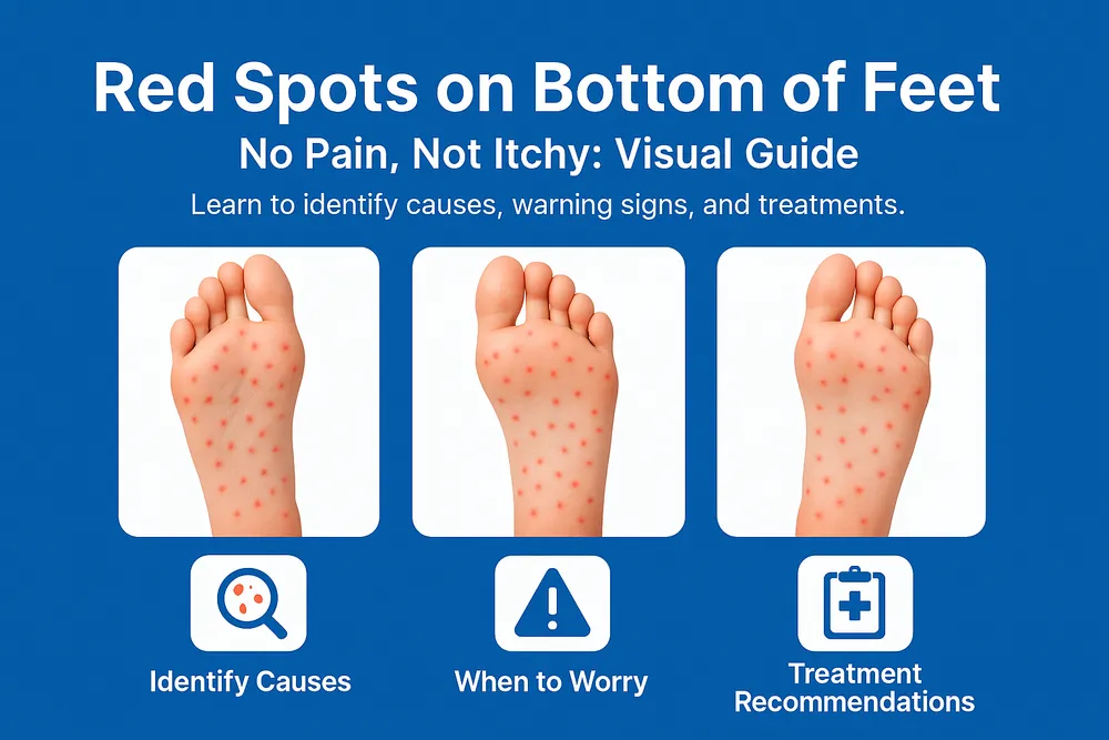 Red Spots on Bottom of Feet No Pain Not Itchy with Pictures